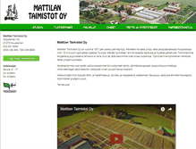 Tablet Screenshot of mattilantaimistot.fi